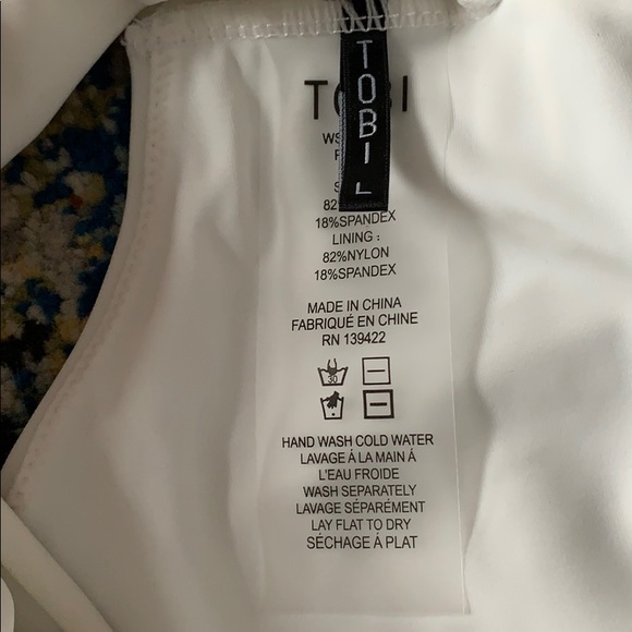 Tobi white onepiece swimsuit - Picture 6 of 7